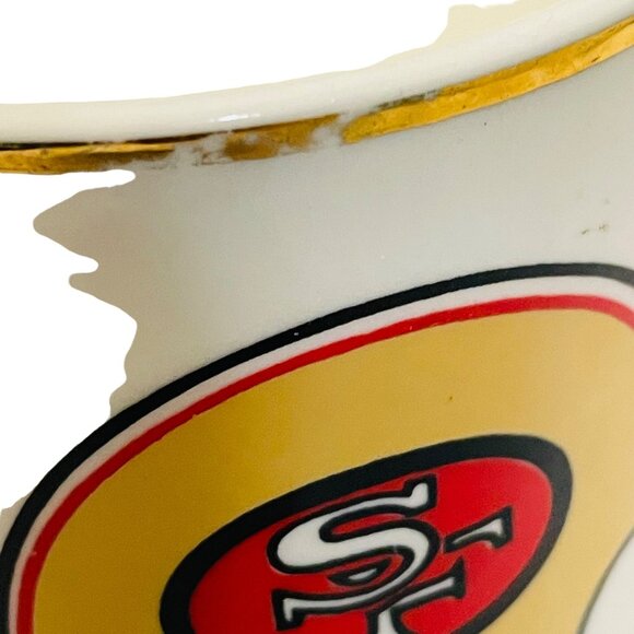 Vintage San Francisco 49ers 1983 Roster Mug With Gold Trim - Picture 12 of 12